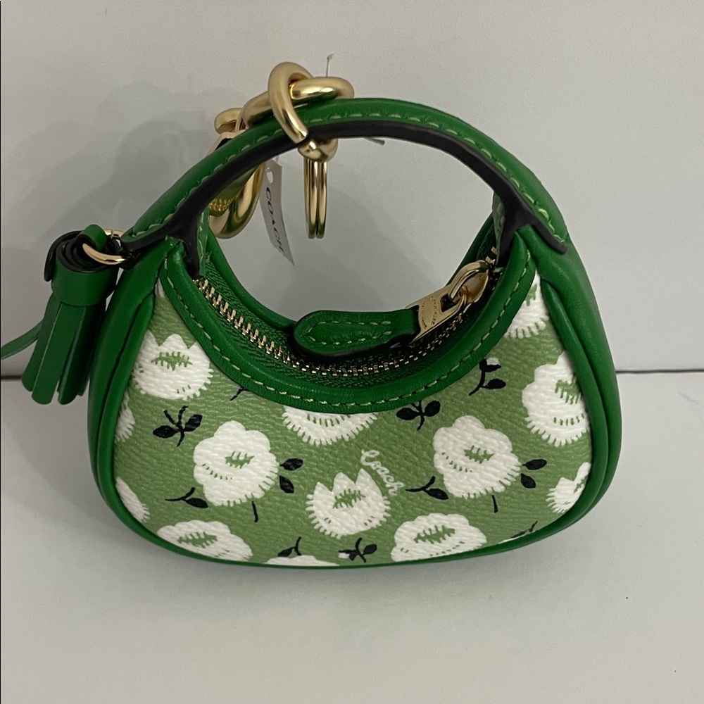 NWT Coach Mini Carmen Bag Charm - Picture 3 of 7